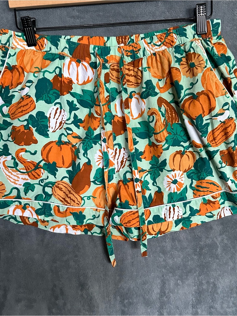 Printfresh Organic Cotton Retired Pumpkin Patch Pajama Shorts Size Medium